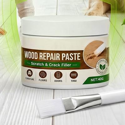 Pasta reparadora de madera — arañazos y grietas, 40 g