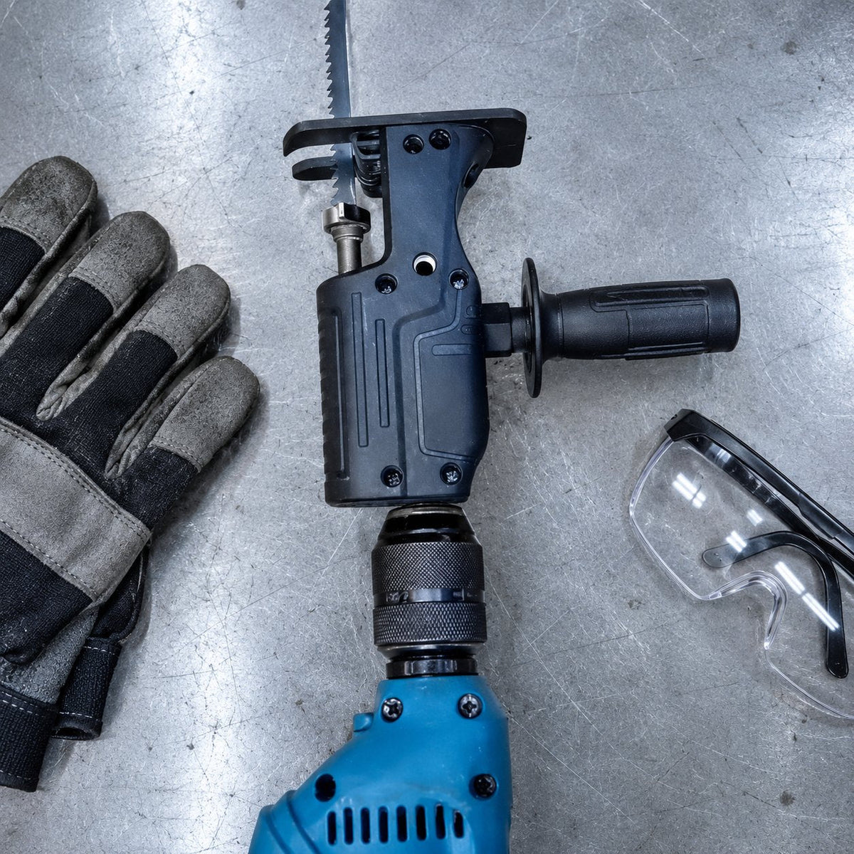situation — Adaptador de Sierra para Taladro – Kit Completo con 3 Hojas
