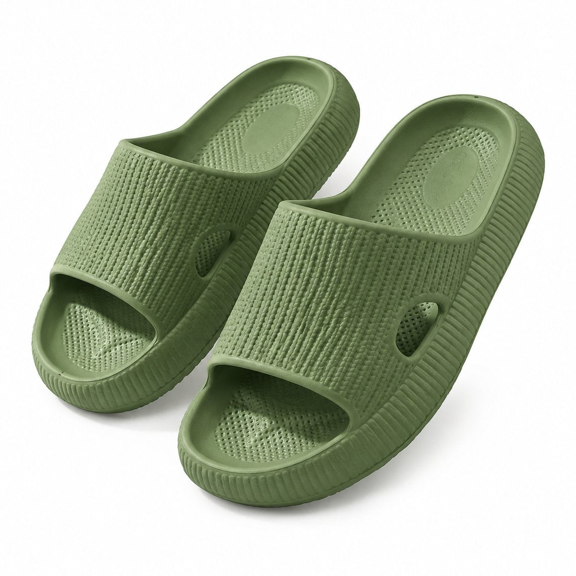 couleur Verde — Chanclas Nube – Suela Gruesa