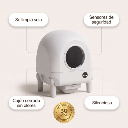 CleanSphere Pro — Arenero Automático Inteligente para Gatos