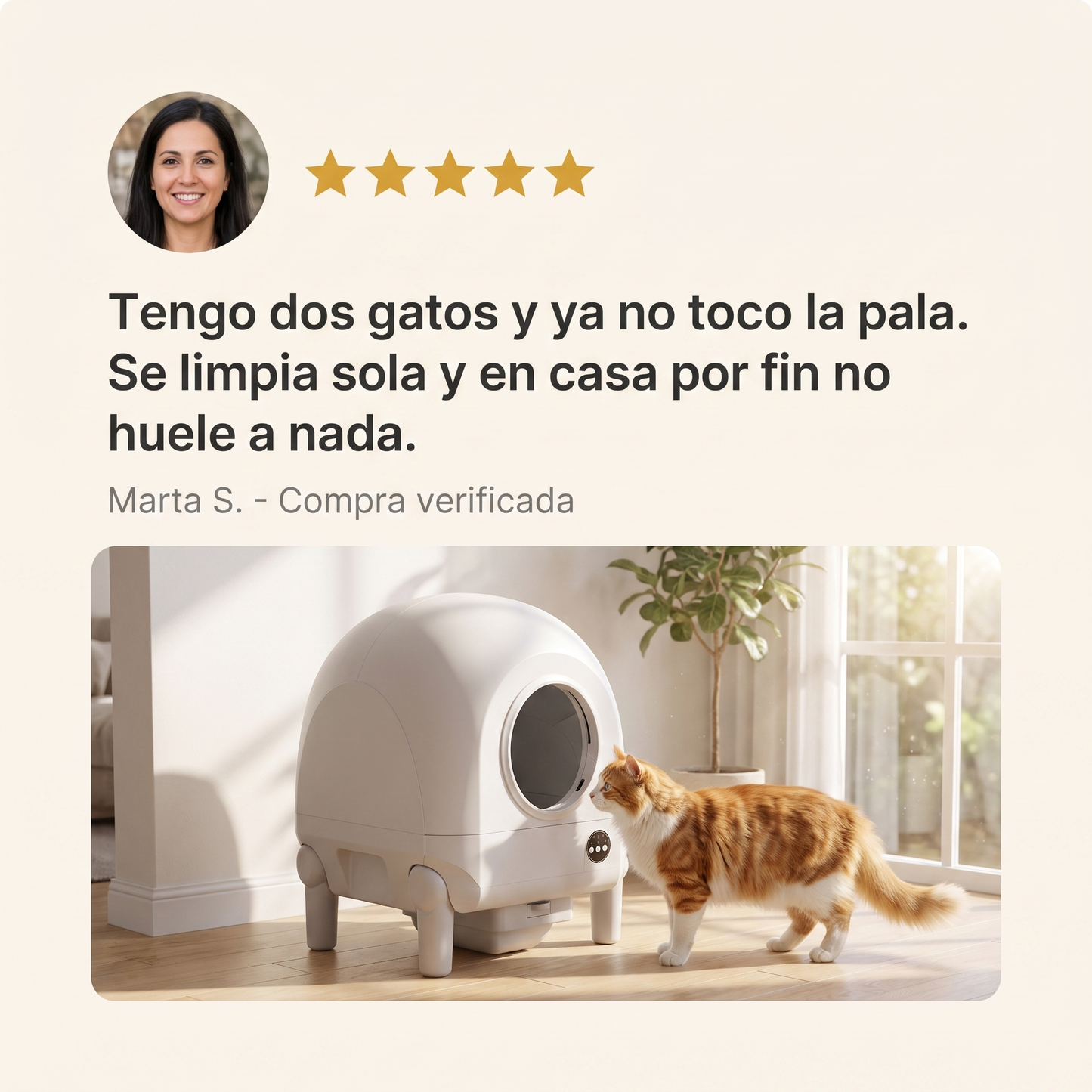 CleanSphere Pro — Arenero Automático Inteligente para Gatos