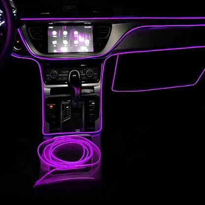 situation — Cable Neón Interior para Coche – 5 m USB