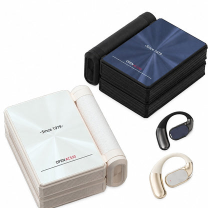 situation — Auriculares abiertos con gancho – Bluetooth, estuche de carga
