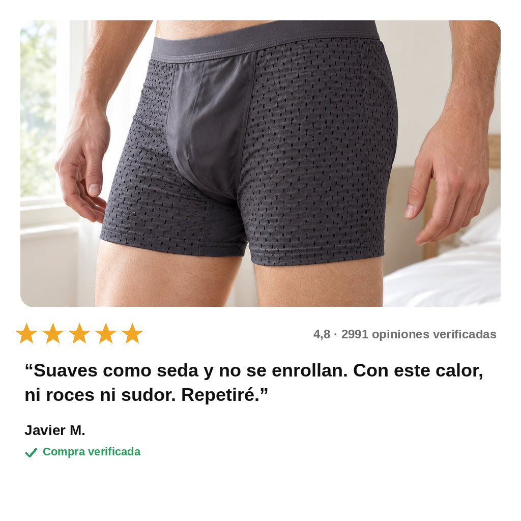avis — Bóxers de Bambú Transpirables – Pack de 4