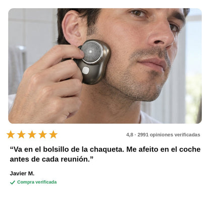 avis — Mini Afeitadora Eléctrica de Bolsillo – Recargable por USB