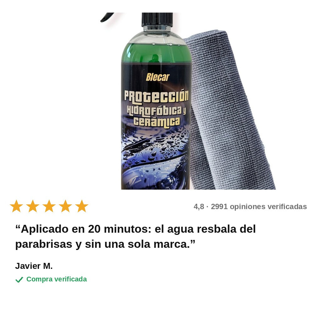 avis — Tratamiento Cerámico Hidrofóbico en Spray 750 ml – Brillo y Protección al Instante