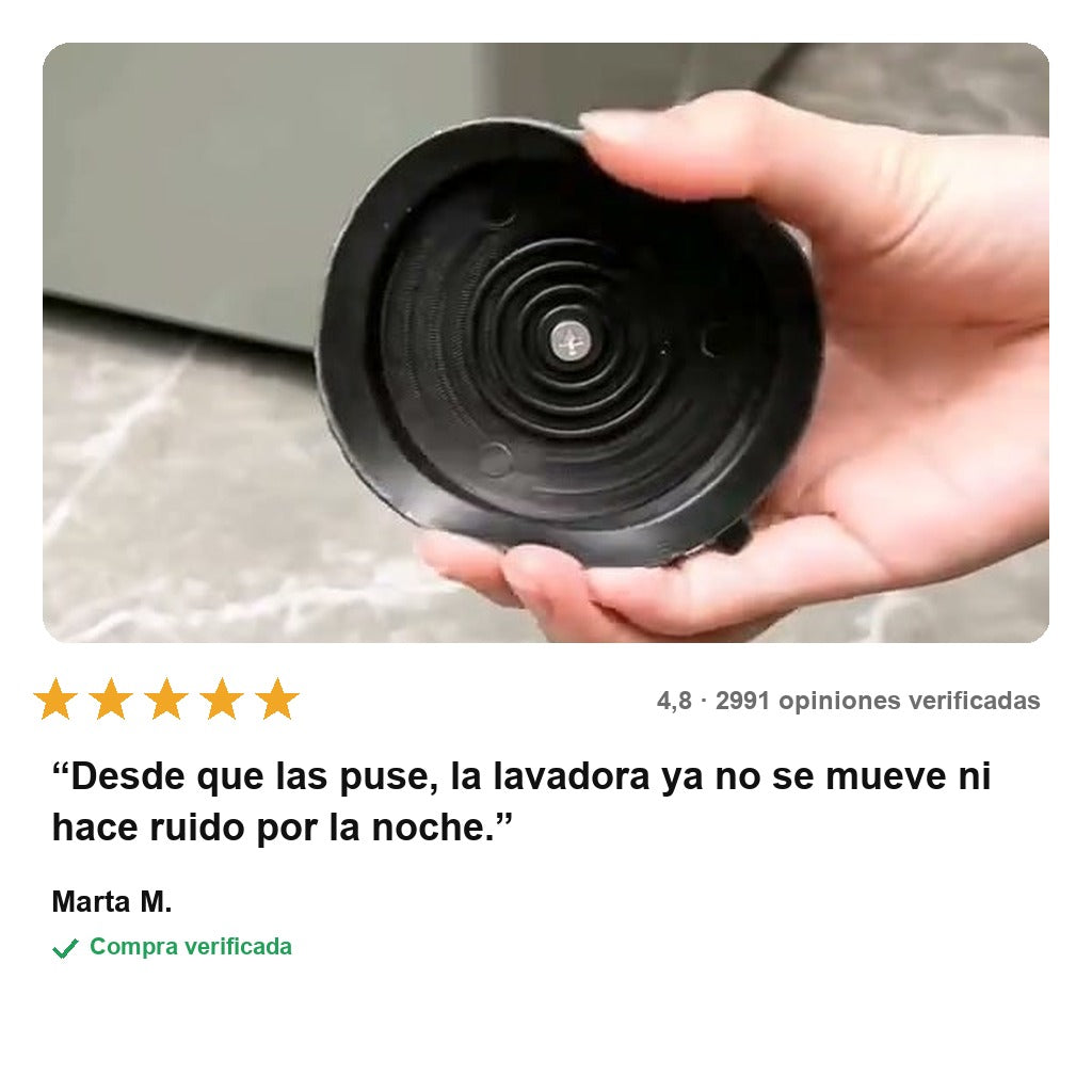 avis — Patas Antivibración FirmeBase™ para Lavadora (Pack de 4)