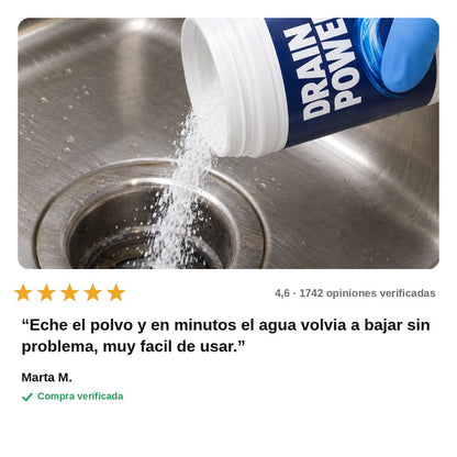 Desatascador de Tuberías Gel Ultra Rápido
