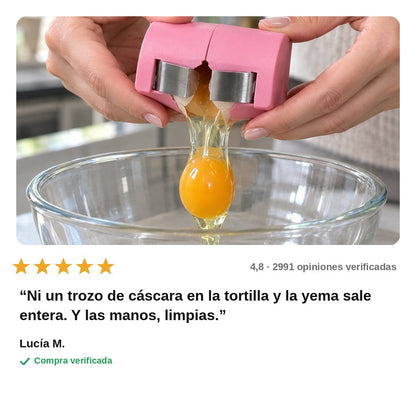 avis — Abridor de Huevos 2 en 1 – Crudos y Cocidos, Sin Cáscaras