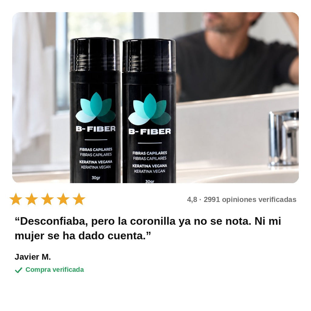 avis — Fibras Capilares de Queratina – Pack 2 frascos de 30 g