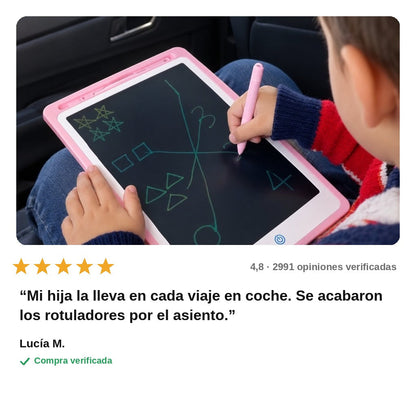 avis — Pizarra Mágica LCD Infantil – Dibuja y Borra con un Solo Botón