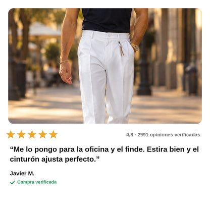 avis — Pantalón Chino Elástico para Hombre