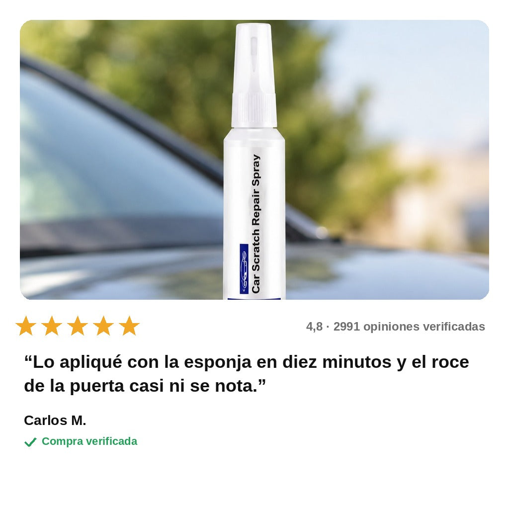 avis — Spray Reparador de Arañazos para Coche – Compra 1 y llévate 1 GRATIS