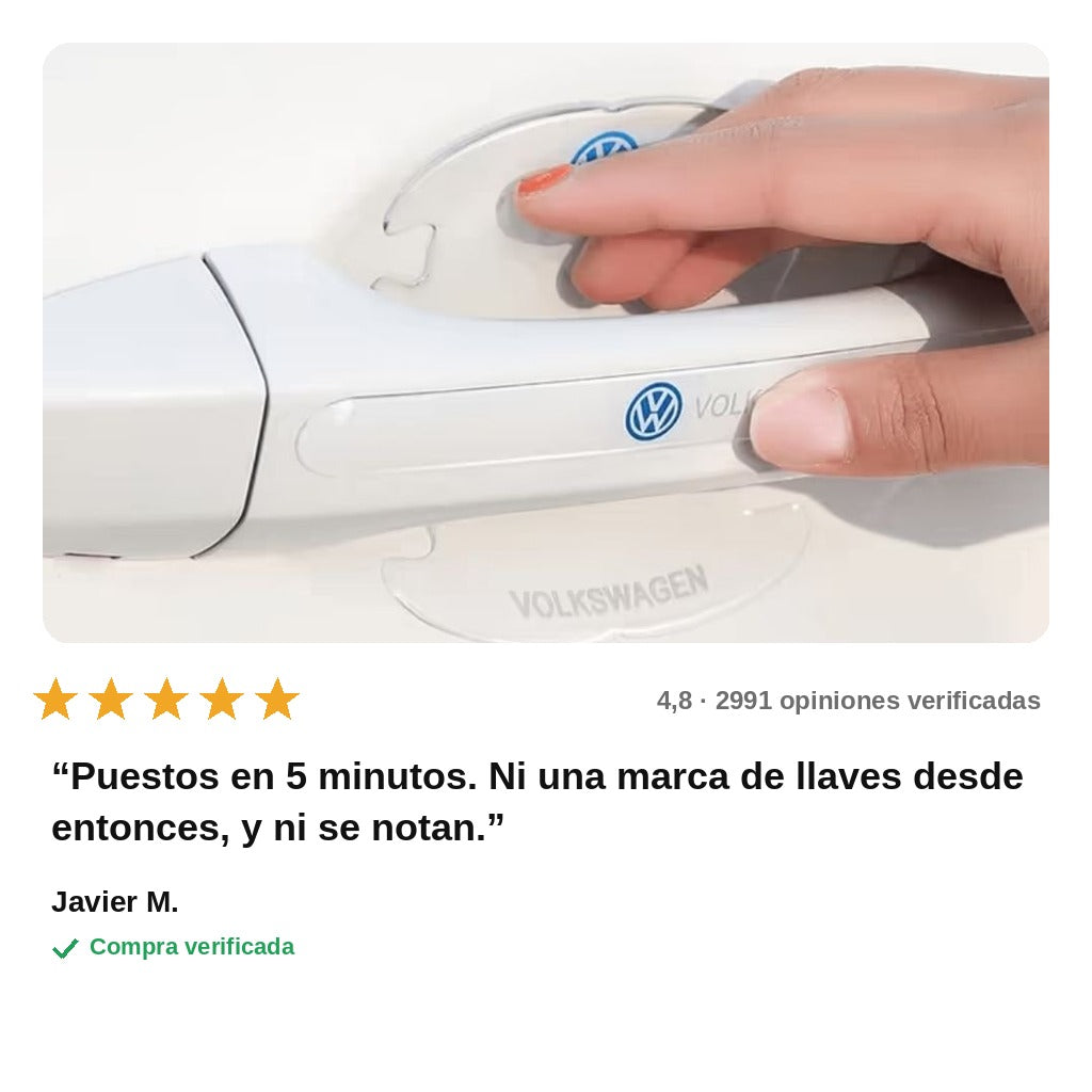 avis — Protector de Cazoleta para Manillas de Coche – Pack 8 uds (delanteras y traseras)