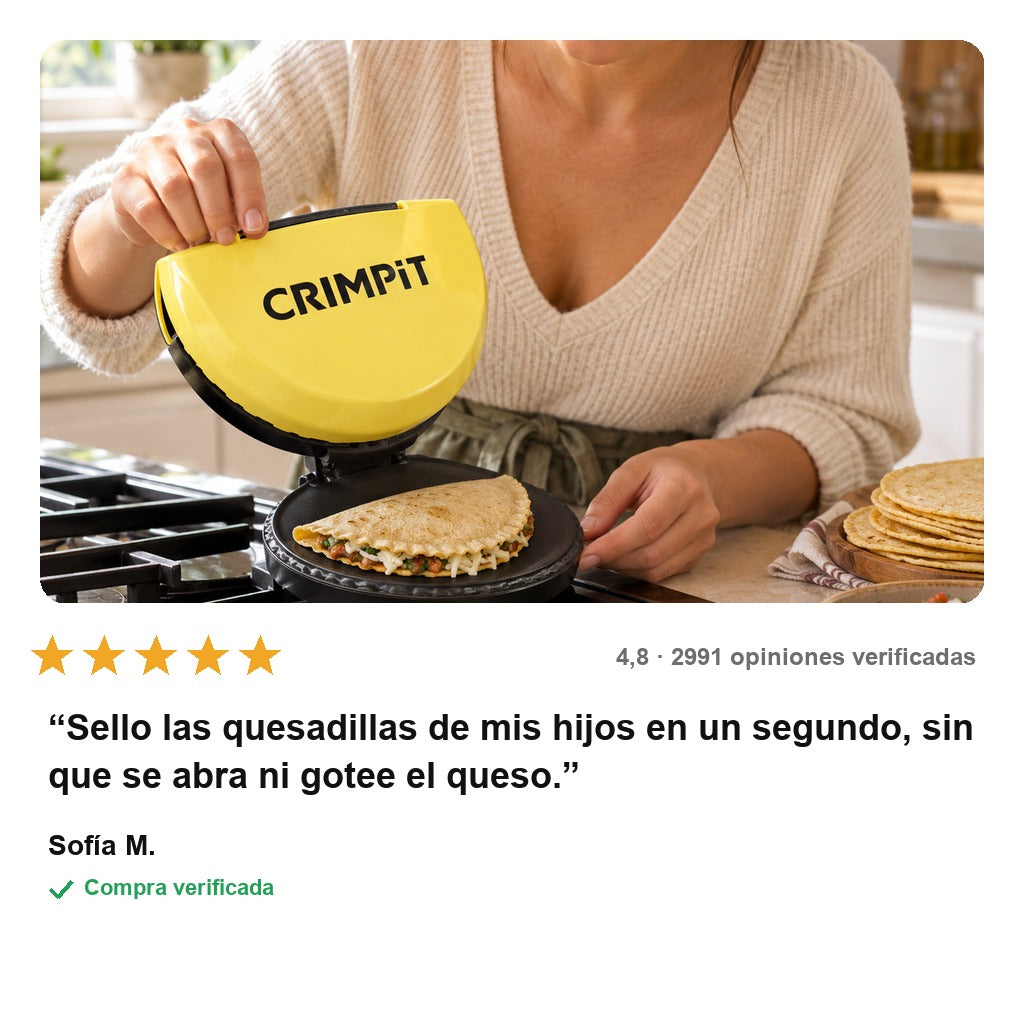 avis — TortiSella™ – Prensa Selladora de Tortillas