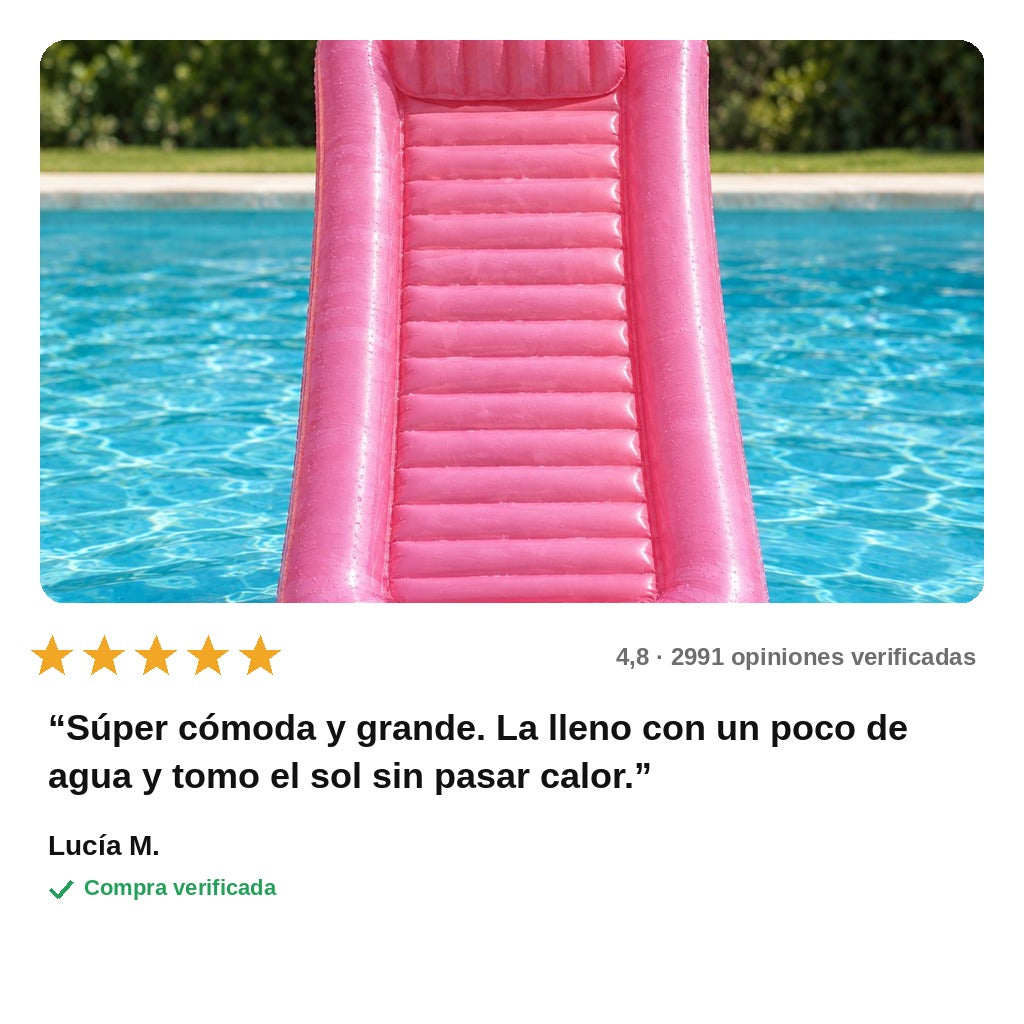 avis — Piscina Hinchable Individual Tumbona