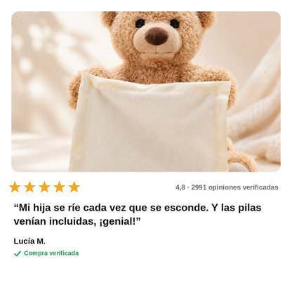 avis — Osito Cucú™ – Peluche interactivo que juega al escondite con tu bebé