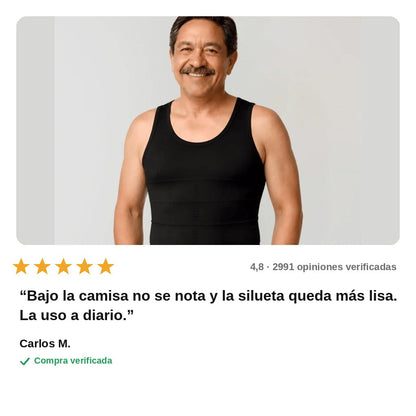 avis — Camiseta de Compresión Sin Mangas para Hombre