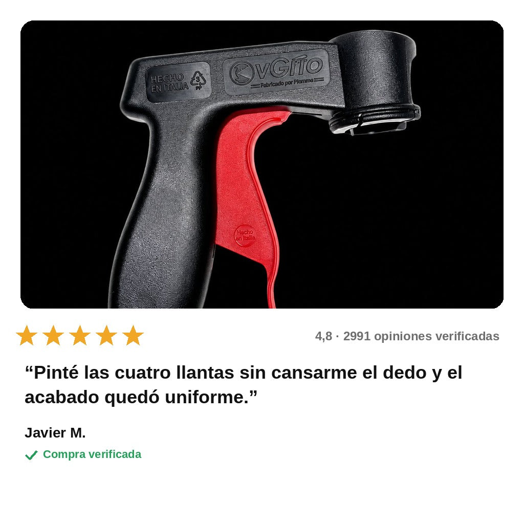 avis — Mango Pistola para Spray – Gatillo Ergonómico para Botes de Pintura