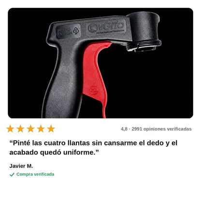 avis — Mango Pistola para Spray – Gatillo Ergonómico para Botes de Pintura