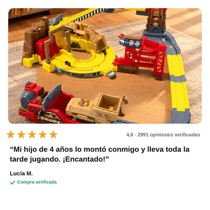 avis — Circuito Eléctrico de Obras – Tren de la Cantera Interactivo