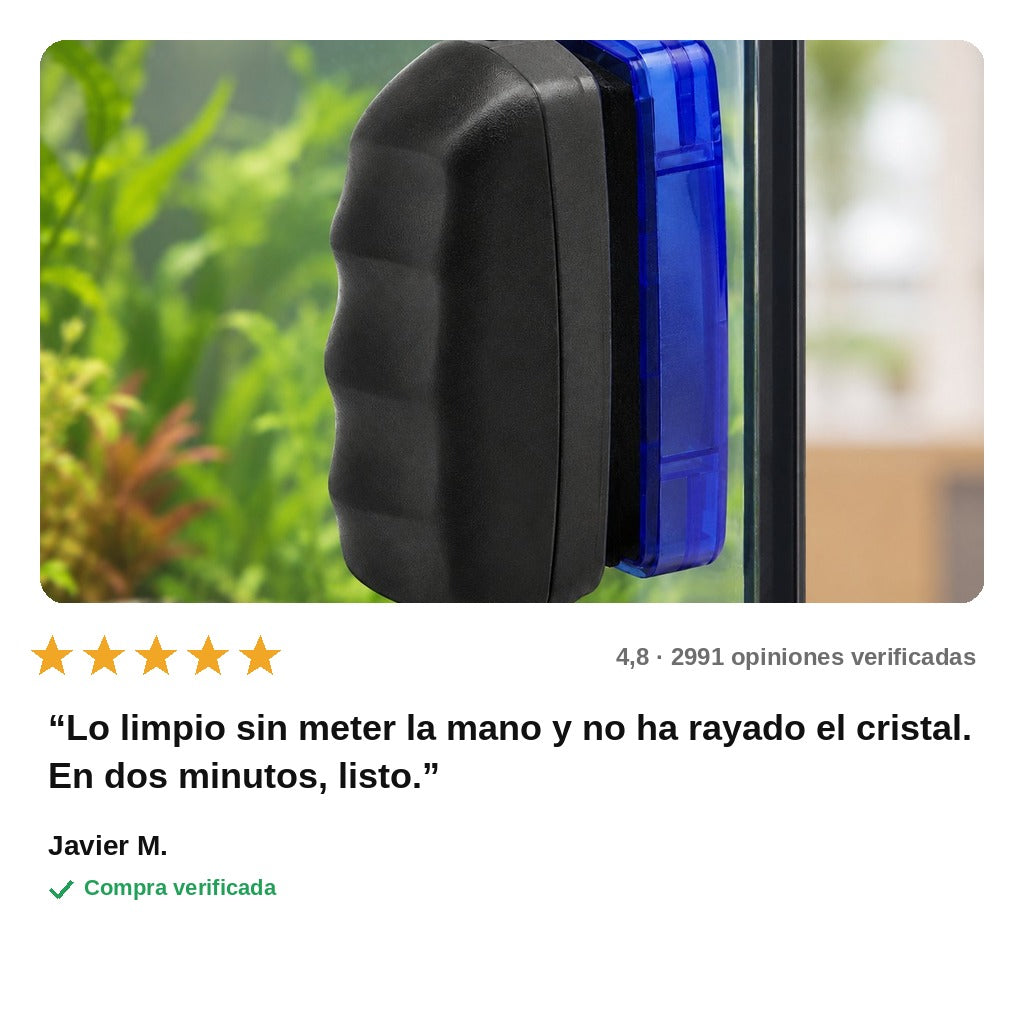 avis — Limpiacristales Magnético para Acuario