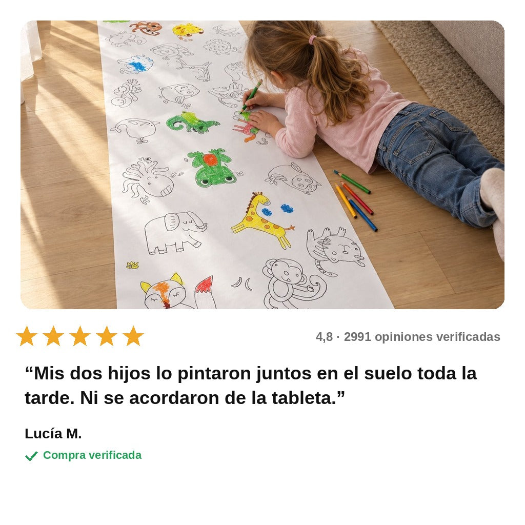avis — Rollo Gigante para Colorear – Mundo Animal