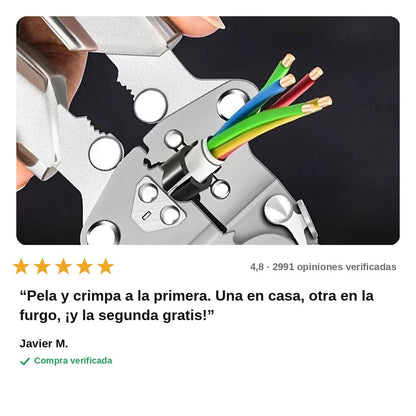 avis — Pinzas Plegables Multifunción para Electricista 5 en 1