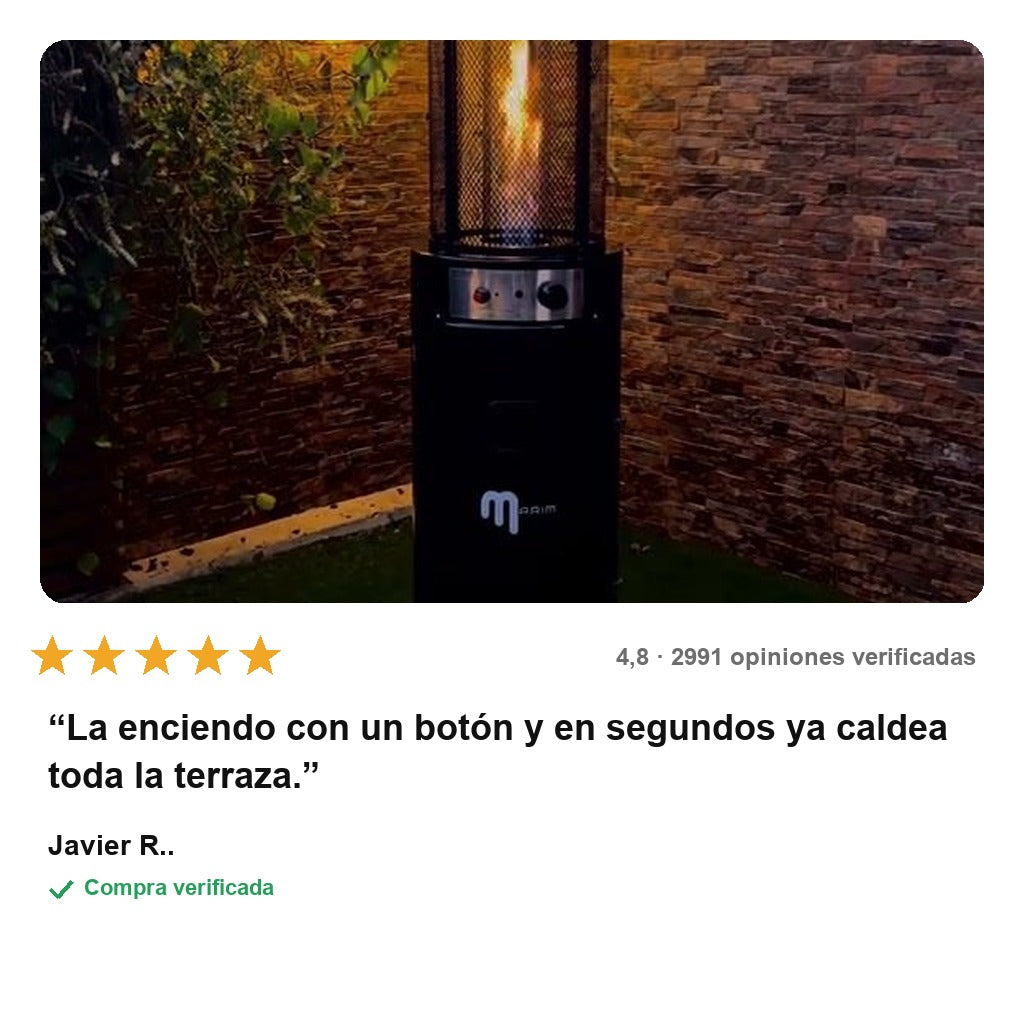avis — IgniCalor™ Estufa de Gas para Terraza y Patio
