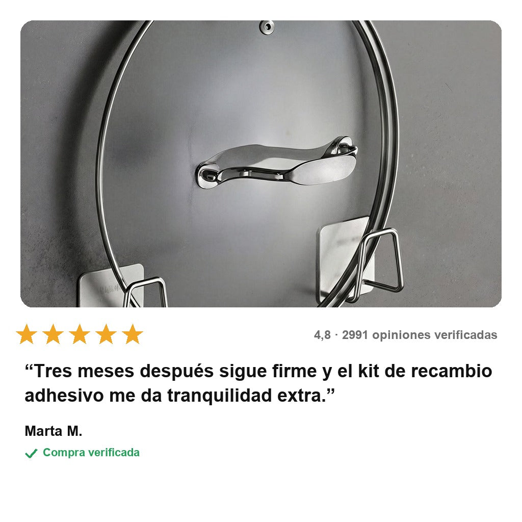 avis — AdherGancho™ Soporte Adhesivo para Esponja (Pack de 2)