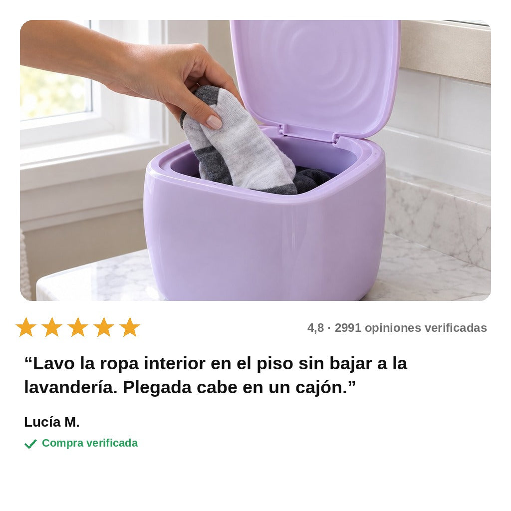 avis — Lavadora Portátil Plegable – Ropa delicada limpia en cualquier sitio