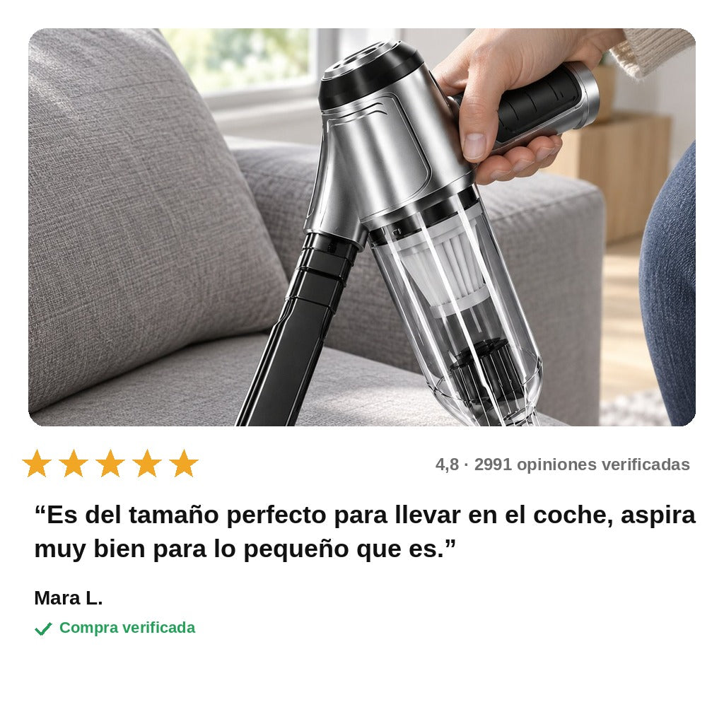 avis — Aspirador Soplador Portátil Inalámbrico