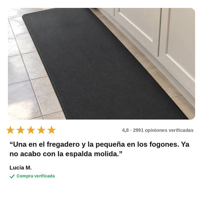 avis — Alfombra de Cocina Antideslizante Acolchada 45 × 120 cm
