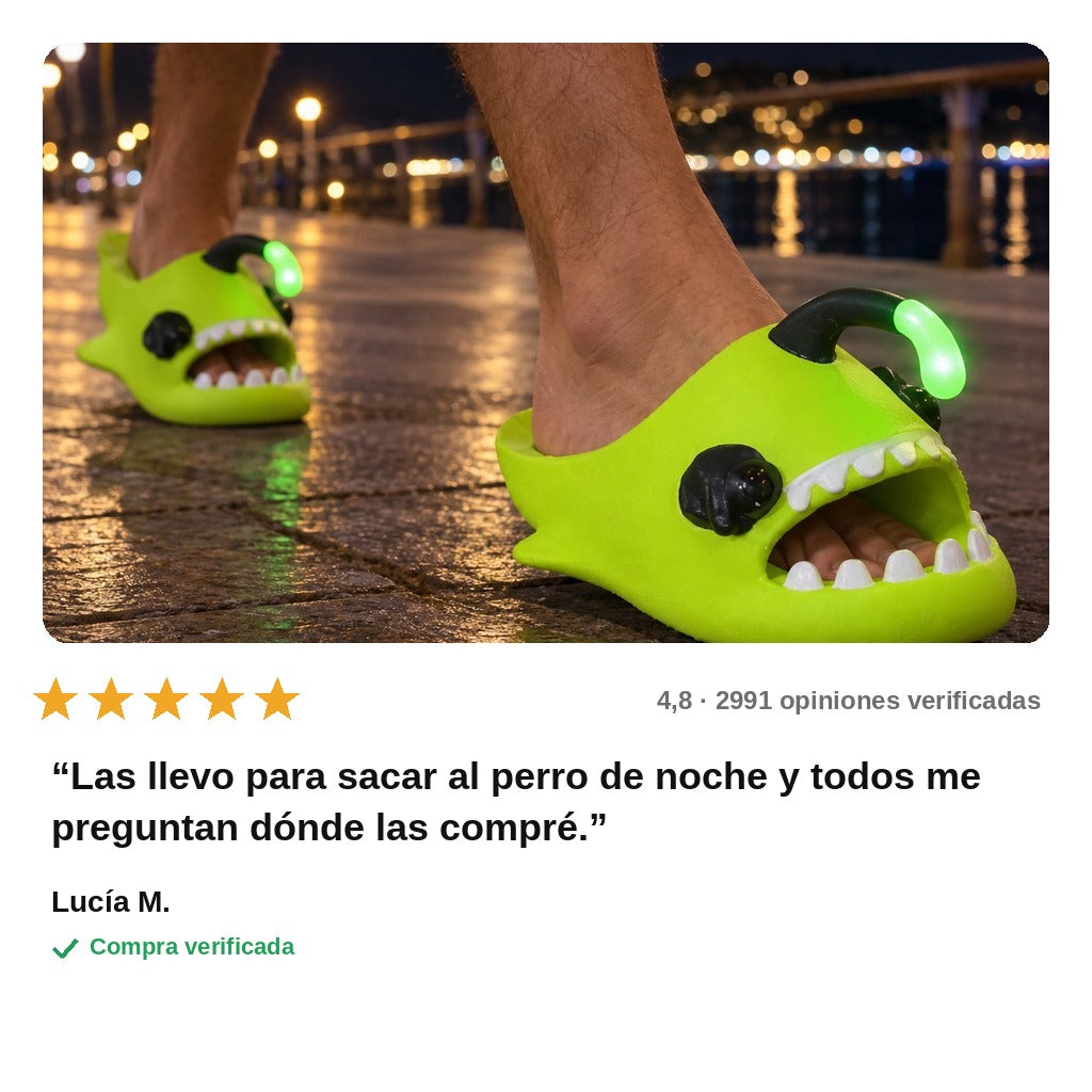 avis — Chanclas Pejesapo con Luces LED