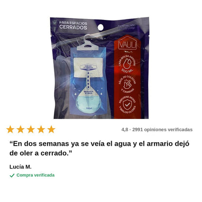 avis — Bolsa Absorbente de Humedad Colgante 500 ml – Armario Seco y Ropa sin Olor