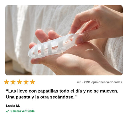 avis — Almohadillas Separadoras de Dedos de Gel Transpirable – 1 Par + 1 Par de Regalo