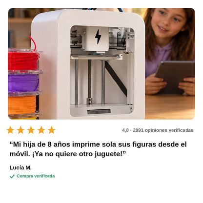 avis — Impresora 3D Infantil Wi-Fi — Lista para Imprimir desde el Primer Minuto
