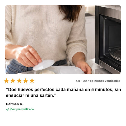 avis — Escalfador de Huevos para Microondas EggPoch Duo™