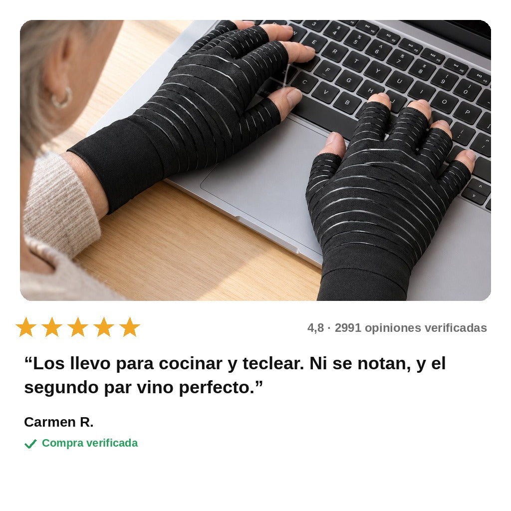 avis — ManoSuave™ – Guantes de Compresión sin Dedos (Par)