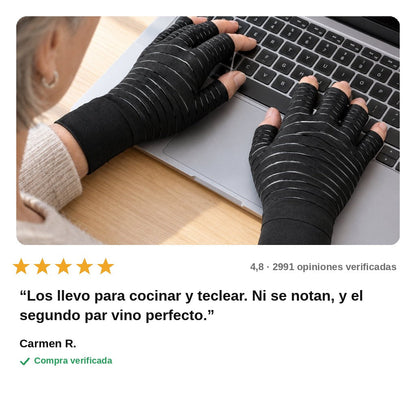 avis — ManoSuave™ – Guantes de Compresión sin Dedos (Par)
