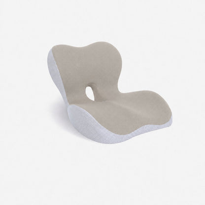 couleur Beige grisáceo — Cojín Ergonómico con Respaldo Lumbar – Asiento y Respaldo de Espuma Viscoelástica en una Sola P