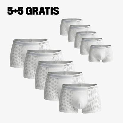 couleur Blanco — Bóxers de Bambú Transpirables – Pack de 4