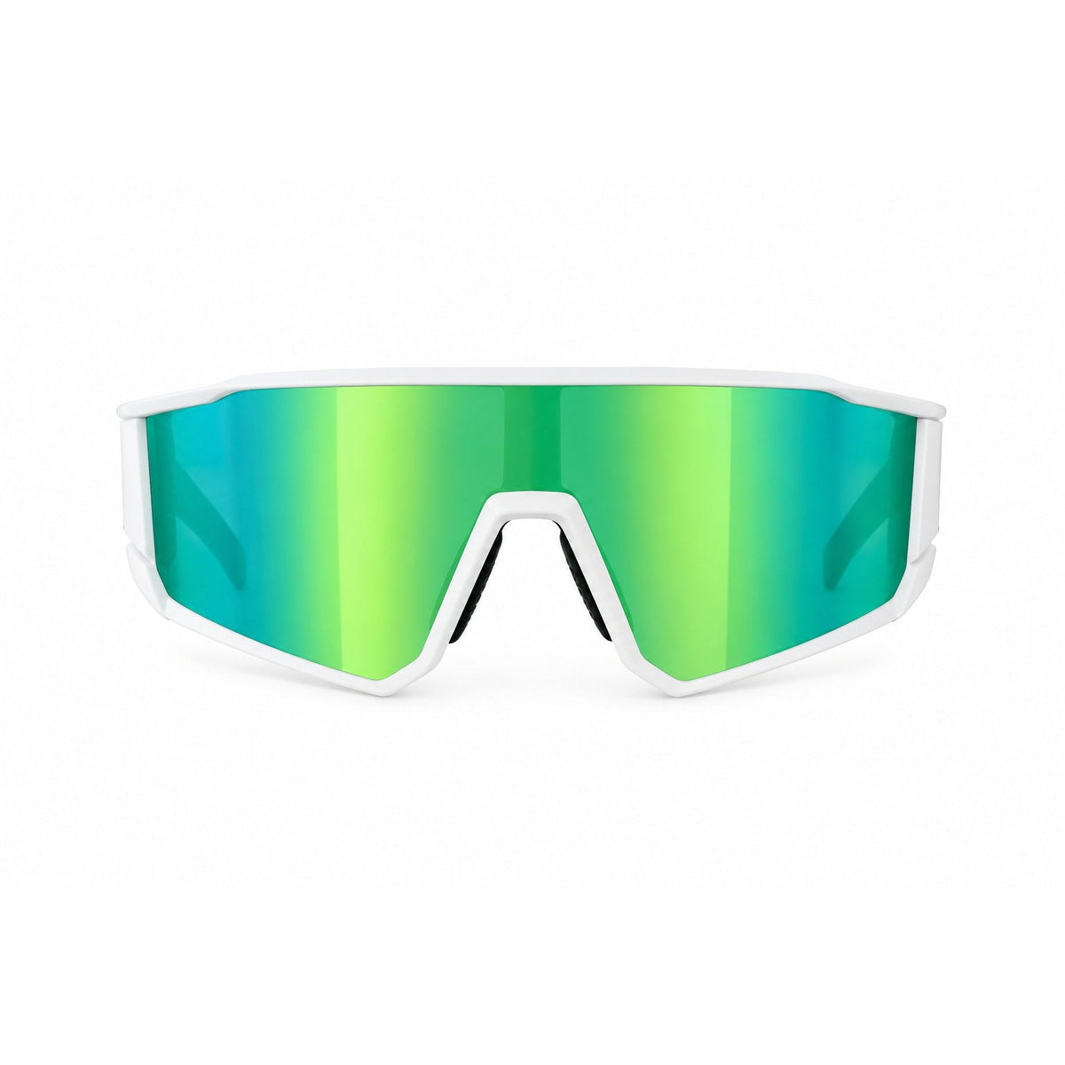 couleur Blanco Verde — VeloVista™ – Gafas deportivas panorámicas, lente de una sola pieza y montura TR90 ultraligera