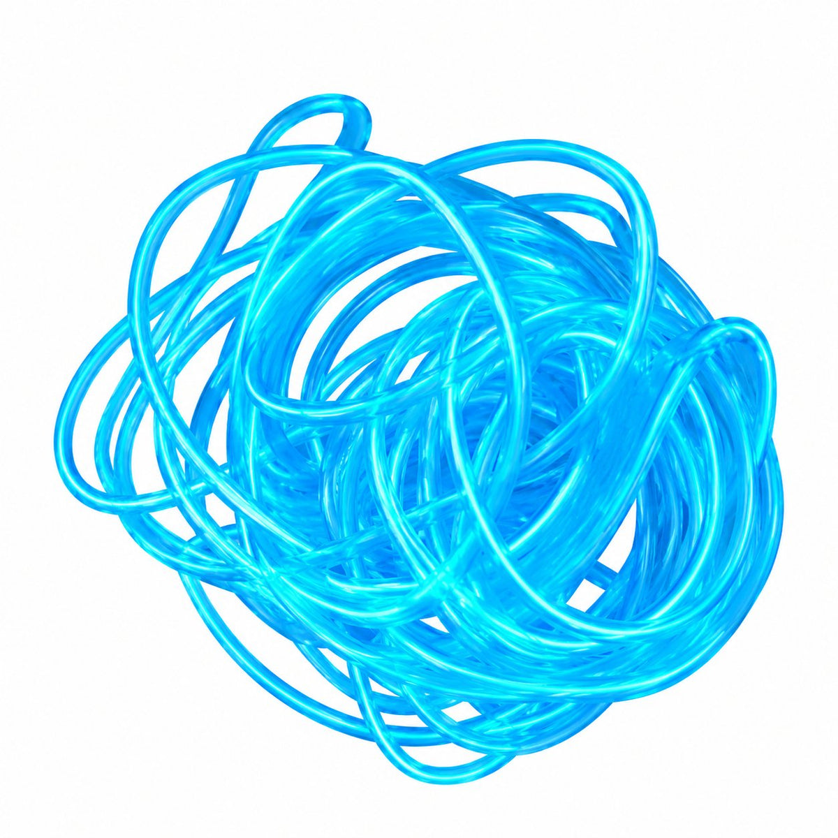 couleur Azul — Cable Neón Interior para Coche – 5 m USB