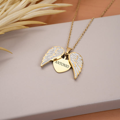 situation — Collar Mi Ángel Personalizado con Nombre Grabado