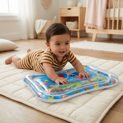 situation — Alfombra de Agua Sensorial para Bebé – Juego Boca Abajo con Peces Flotantes