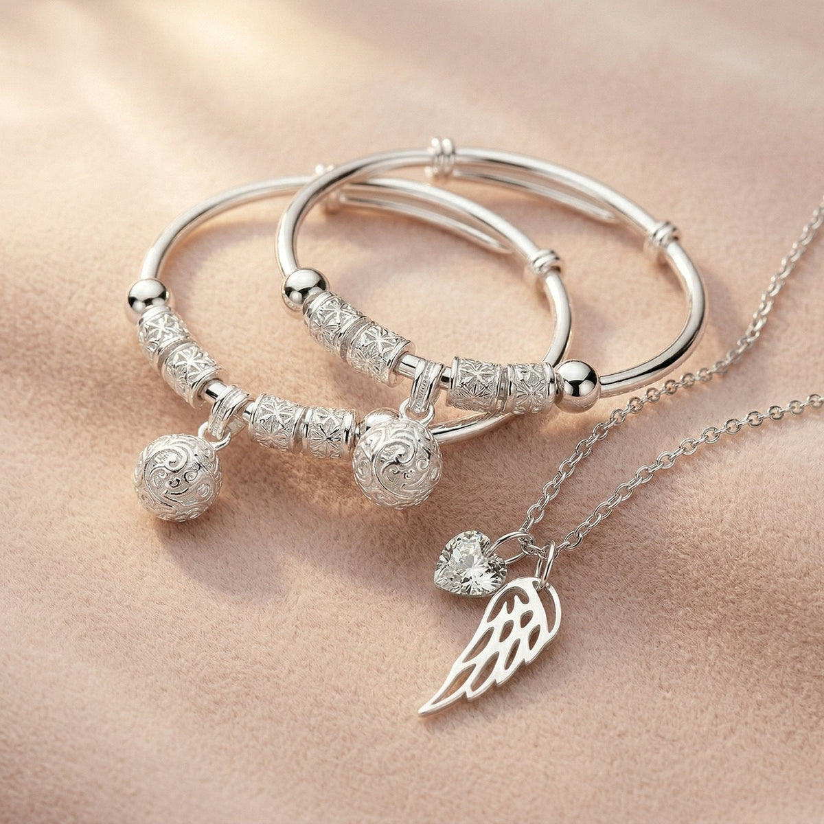 situation — Pulseras Llamador de Ángeles – Pack 2 con Pendientes Atrapasueños de Regalo