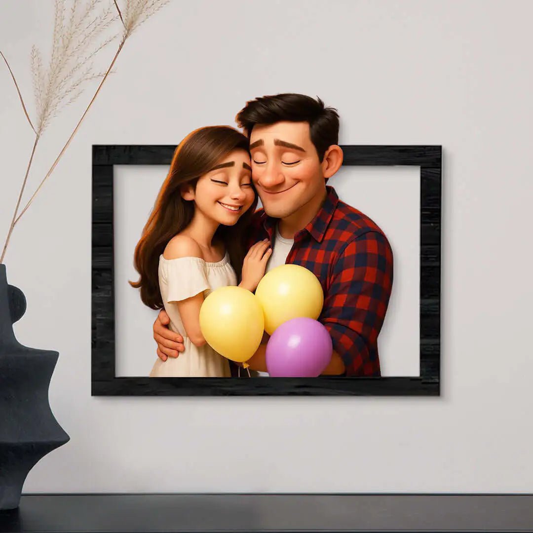 packshot — Cuadro Animado 3D Personalizado — Tus personajes salen del marco