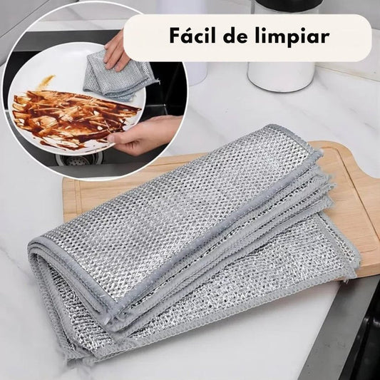packshot — BrillaMalla™ – Paño de Malla Metálica Antigrasa