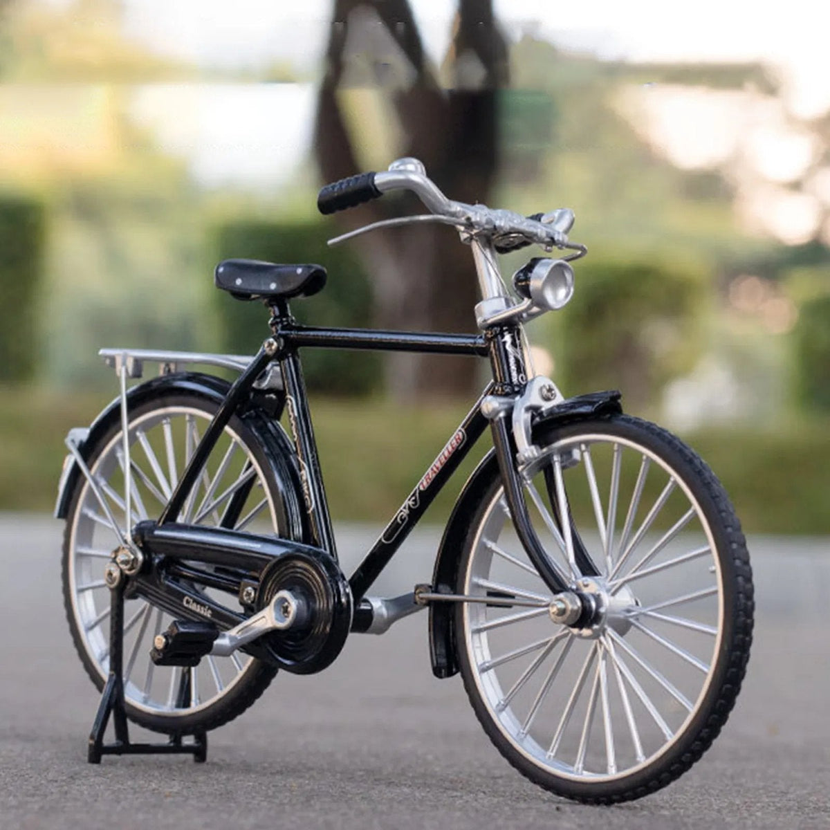 situation — Bicicleta Miniatura de Metal Retro